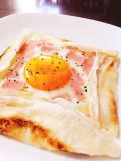 おしゃれ朝食 シンプルなガレット♪-レシピのメイン写真