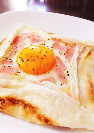 おしゃれ朝食 シンプルなガレット♪-レシピのメイン写真