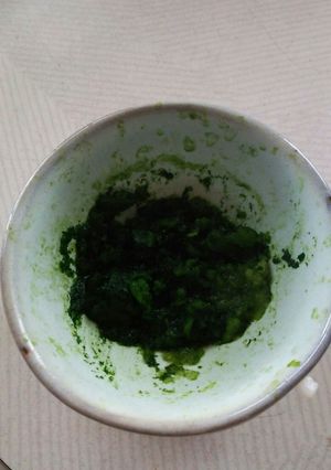 離乳食 ほうれん草とリンゴのまぜまぜ-レシピのメイン写真