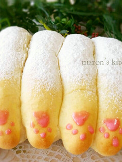 HBで♥可愛い猫の手スティックちぎりパン-レシピのメイン写真