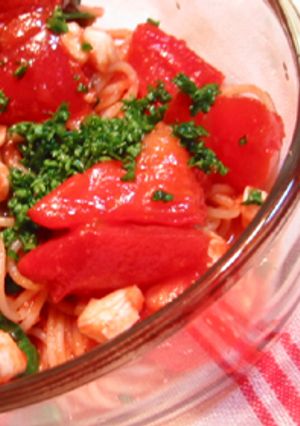 トマトとモッツァレラの冷製パスタ-レシピのメイン写真