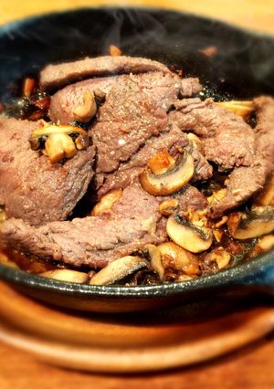 スキレットで牛肉炒め-レシピのメイン写真