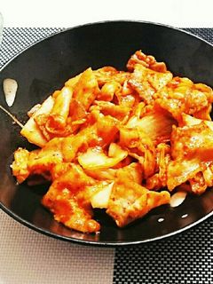 5分で出来る簡単豚キムチ炒め-レシピのメイン写真