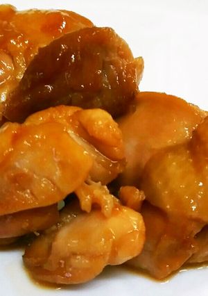 お弁当に!鶏の照り煮カラメルソース風-レシピのメイン写真
