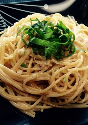 簡単混ぜるだけ☆大葉の和風パスタ-レシピのメイン写真