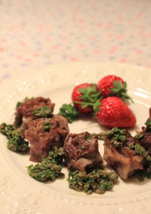 ☆ 母の味!ケイパーソースで食べる牛肉巻-レシピのメイン写真