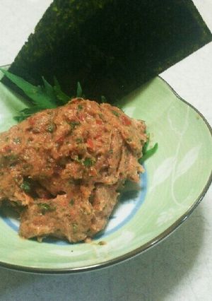 マグロのなめろう(=^ェ^=)♪-レシピのメイン写真