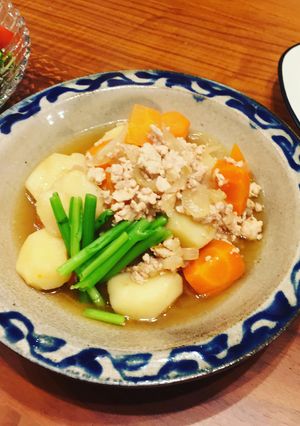 なだ万 肉じゃが 鳥ひき肉-レシピのメイン写真