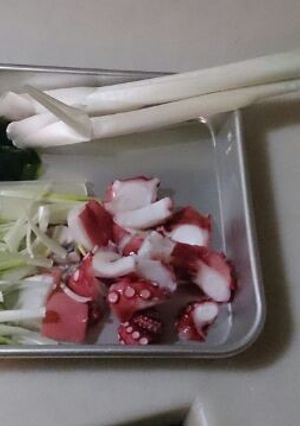 たことうるいの和え物・・時短です-レシピのメイン写真