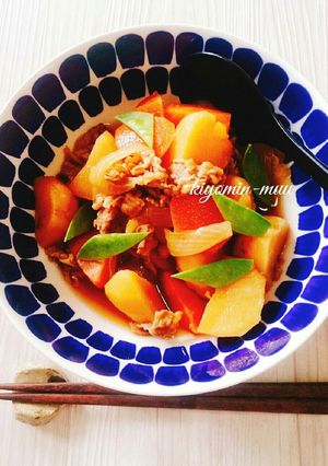 ◯◯で風味アップ!簡単肉じゃが♪-レシピのメイン写真