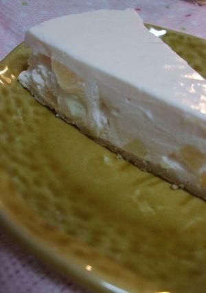 りんごレアチーズケーキ-レシピのメイン写真