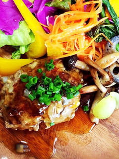 野菜たっぷり和風ハンバーグ-レシピのメイン写真