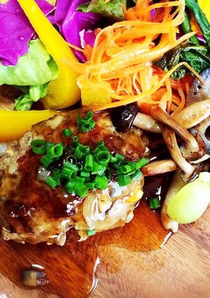 野菜たっぷり和風ハンバーグ-レシピのメイン写真