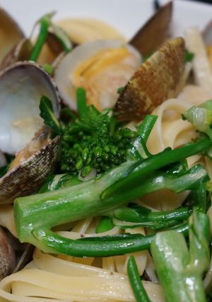 あさりと茎ブロッコリーのパスタ-レシピのメイン写真