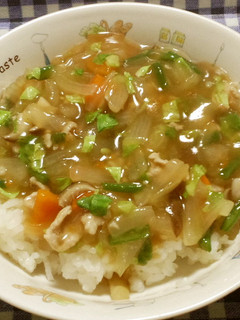 あんかけご飯・保育園給食-レシピのメイン写真