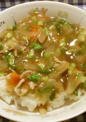 あんかけご飯・保育園給食-レシピのメイン写真