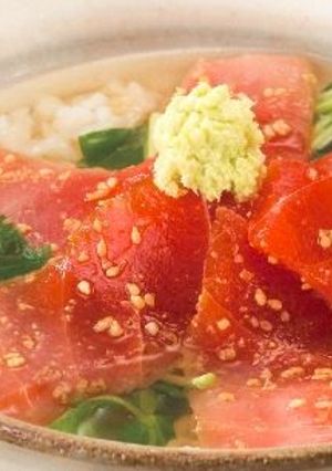 まぐろのごま茶漬け-レシピのメイン写真