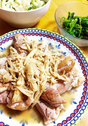 ☆簡単きのこソースwithチキンソテー☆-レシピのメイン写真