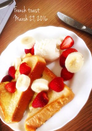 フレンチトースト〜アイスを乗せて♪〜-レシピのメイン写真