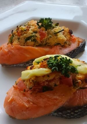 銀鮭の春のお花畑風焼き-レシピのメイン写真