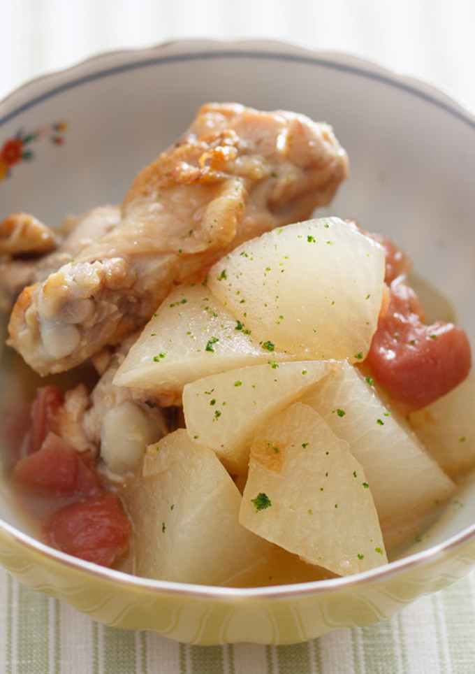 大根と鶏肉のさっぱり冷やし鉢-レシピのメイン写真