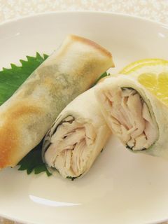 ささみと大葉の簡単春巻-レシピのメイン写真