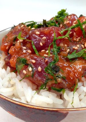 まぐろの醤油糀漬丼-レシピのメイン写真