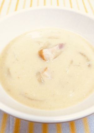 さつまいものクリームスープ☆枚方市給食-レシピのメイン写真