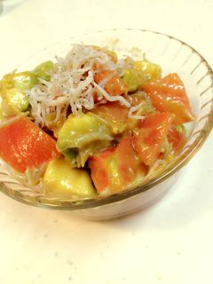 和風仕立て!アボカドのわさび醤油和え-レシピのメイン写真