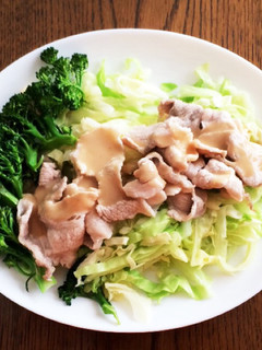 簡単!豚肉のしゃぶしゃぶサラダ-レシピのメイン写真