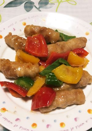 豚とパプリカとピーマンのゴマ味噌炒め-レシピのメイン写真