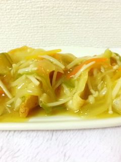 *揚げ餃子の野菜あんかけ*-レシピのメイン写真