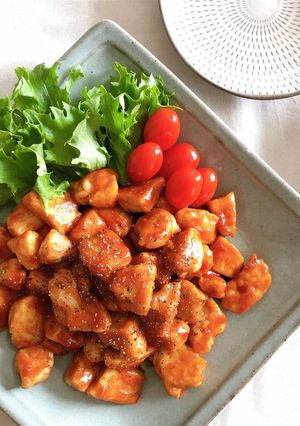 鶏むね肉のケチャップ炒め-レシピのメイン写真