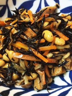 簡単栄養満点♪ひじきと大豆の煮物♪-レシピのメイン写真
