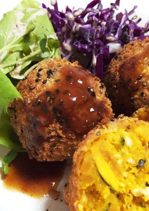 皮ごと★かぼちゃコロッケ-レシピのメイン写真