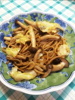ぶなしめじ焼きそば-レシピのメイン写真