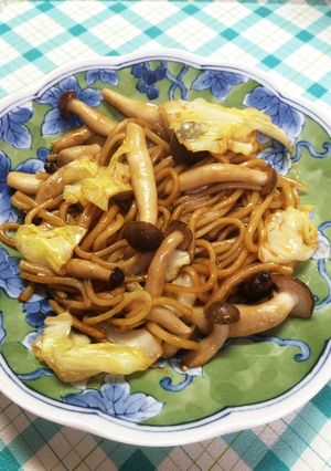 ぶなしめじ焼きそば-レシピのメイン写真