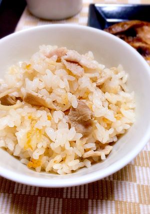 豚と生姜のぽかぽかご飯-レシピのメイン写真