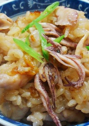 適当でもおいしい☺いかの炊き込みごはん-レシピのメイン写真