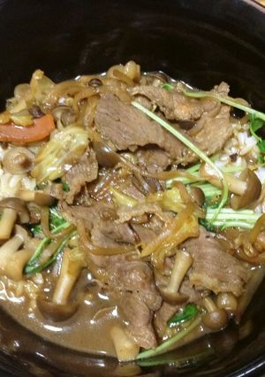 どうやら牛丼-レシピのメイン写真