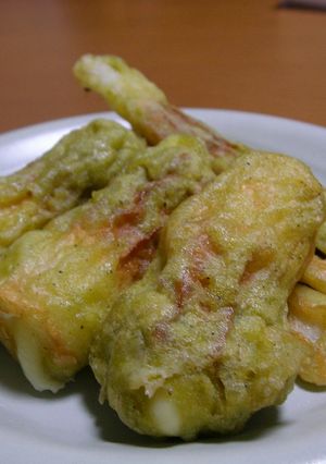 うぐいすきな粉DE2種類のちくわ揚げ-レシピのメイン写真