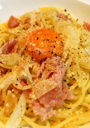 贅沢カルボナーラ-レシピのメイン写真
