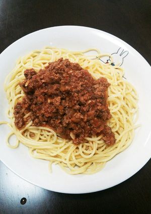 サラミでコク増しミートソース-レシピのメイン写真