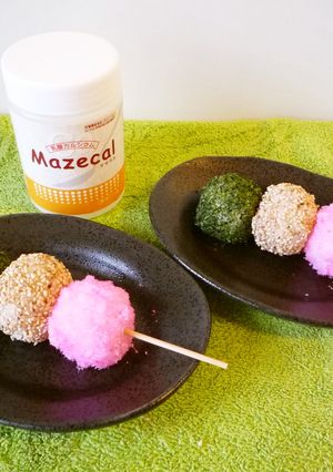 カルシウム入り！3色団子おにぎり-レシピのメイン写真