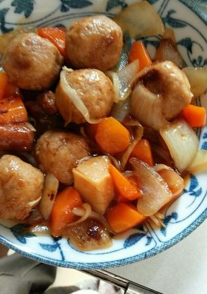 市販の酢豚をボリュームup-レシピのメイン写真
