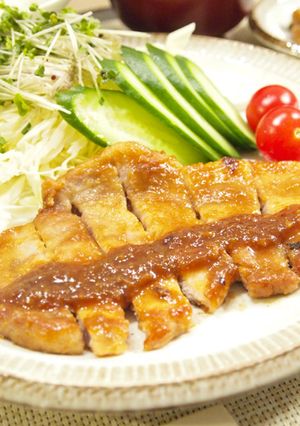 簡単！豚ロース肉のにんにく味噌ソテー-レシピのメイン写真