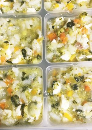 離乳食中期 圧力鍋で具沢山おじや-レシピのメイン写真