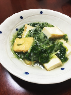 水菜と厚揚げのあんかけ-レシピのメイン写真