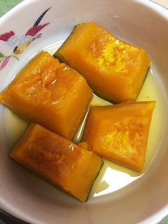 電子レンジ圧力鍋でかぼちゃの煮物♫-レシピのメイン写真