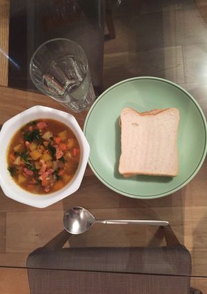 簡単！カレー風味の根菜スープ-レシピのメイン写真